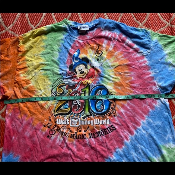 Disney Mickey Mouse Tie Dye T-Shirt, Size 2XL - Picture 4 of 6
